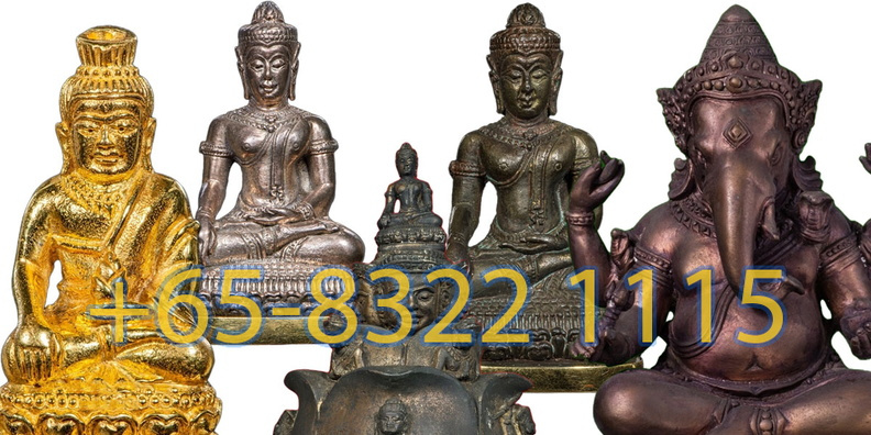 Thai Buddha & Monk Statue