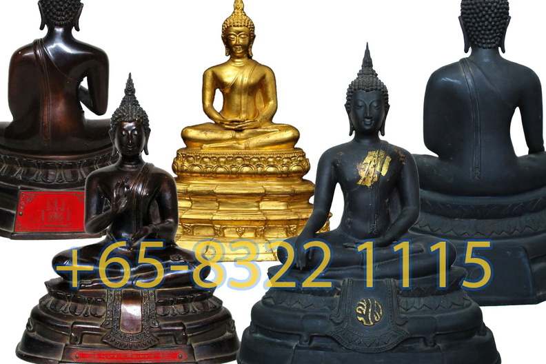 Thai Buddha & Monk Statue