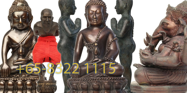 Thai Buddha & Monk Statue