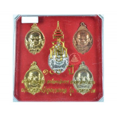 Rien Somdej Phra 100yrs Wat Bowonniwet Vihara (BE 2556) 5pcs