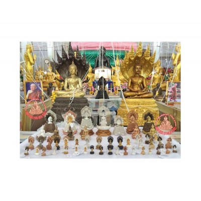 Phra Muchalinda Rakthenatawee Statue (NakProk) (BE 2557) Rien Alpaka, ThongRaKhang Mask