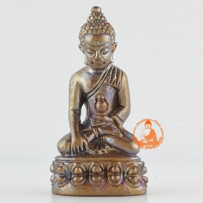 Phra Kring by LP Prom (B.E 2554) KMK Version, Copper 4cm