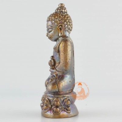Phra Kring by LP Prom (B.E 2554) KMK Version, Copper 4cm