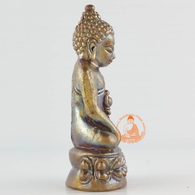 Phra Kring by LP Prom (B.E 2554) KMK Version, Copper 4cm