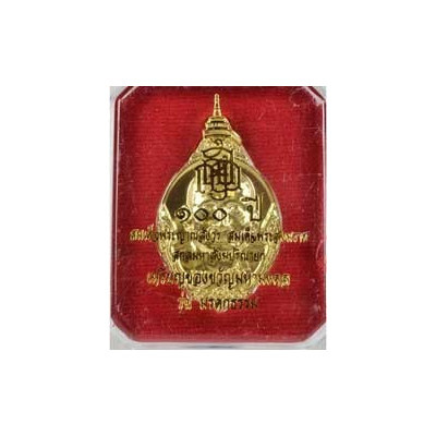 僧王100岁周年 Wat Boworn (僧王寺) 佛历2556，铜牌