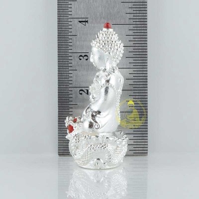 银药师佛坐神龙，龙婆年加持（佛历2559）做199