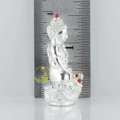 银药师佛坐神龙，龙婆年加持（佛历2559）做199