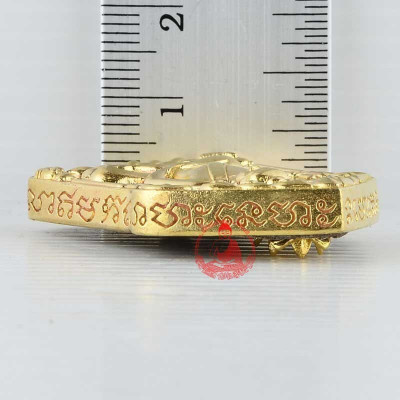 1st Batch Phra KhunPaen, KuBa Na 97 Years Old 2559 (Gold Colour) Casing