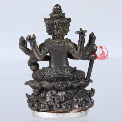 九宝铜，编号：133，首批四面佛（佛历2557）Wat KuHaSaWan, Somdej Pra MaHa RaChaMangKaRaChan