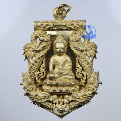 S/n:1532 Phra Kring Roy-pi Wat BoWon (B.E 2554) ThongRaKang, Gold Takrut