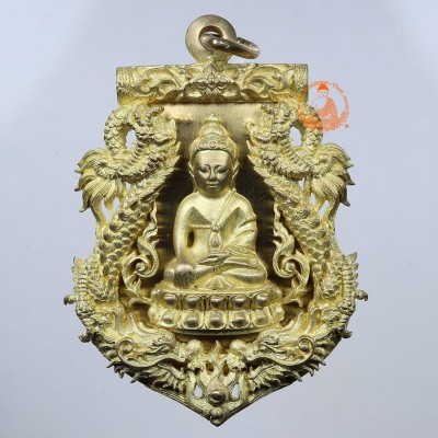 S/n:1078 Phra Kring Wat BoWon (B.E 2554) (Gold Plated & Gold Takrut)