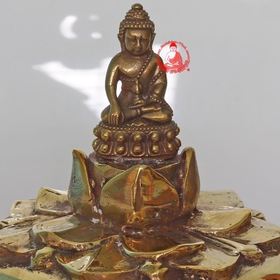 编号：2药师佛圣水容器，龙婆Kloy加持（佛历2556）4英寸入口，只做200个，Wat PuKowThong