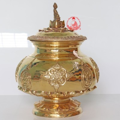 编号：2药师佛圣水容器，龙婆Kloy加持（佛历2556）4英寸入口，只做200个，Wat PuKowThong