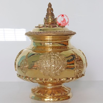 编号：2药师佛圣水容器，龙婆Kloy加持（佛历2556）4英寸入口，只做200个，Wat PuKowThong