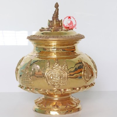 编号：2药师佛圣水容器，龙婆Kloy加持（佛历2556）4英寸入口，只做200个，Wat PuKowThong