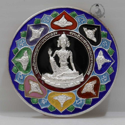 S/n:696 Silver JaTuKam Lek Mueang Phra Pidta (B.E 2550) Mass Chanted