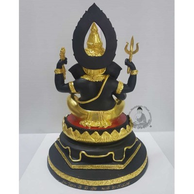 LP Hong 2547 Phra PiKaNet 5 Inches Lap Gold Leaf Pasted Statue Wat Su San Tung Mon Surin