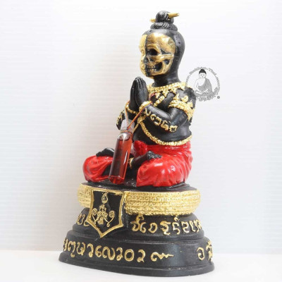 娜哪哃编号金脸古曼童3寸金身，阿赞苏滨加持（佛历2561）