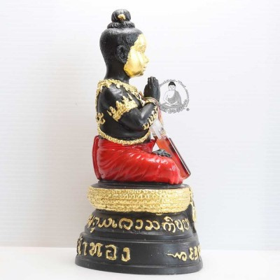 娜哪哃编号金脸古曼童3寸金身，阿赞苏滨加持（佛历2561）