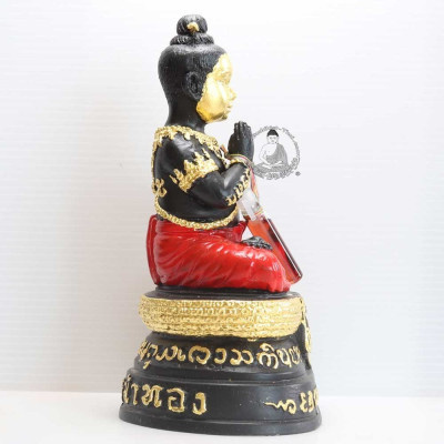 KuMan MaHa PooTi  NaNaThong 3 Inches Lap Statue (2561) Ajahn SuBin