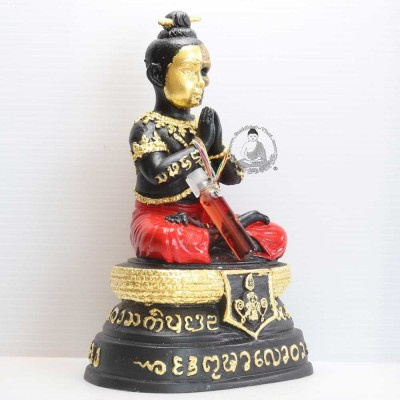 KuMan MaHa PooTi  NaNaThong 3 Inches Lap Statue (2561) Ajahn SuBin