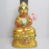 KuManThong 5 Inches Statue (BE 2548) Bless By LP Yam Wat Sam Ngam, Handwritten Talisman