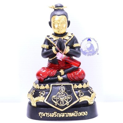 哪哃金脸古曼童3寸金身，阿赞苏滨加持（佛历2562）做399