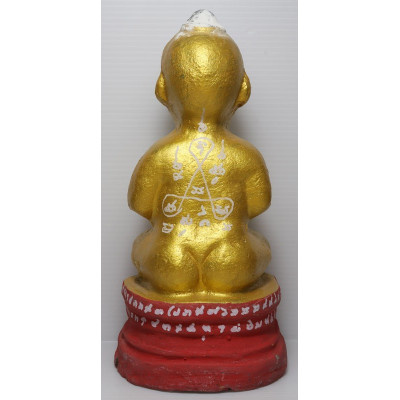 KuManThong 7 Inches Statue (BE 2558) Bless By LP Yam Wat Sam Ngam, Handwritten Talisman
