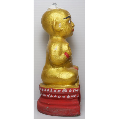 KuManThong 7 Inches Statue (BE 2558) Bless By LP Yam Wat Sam Ngam, Handwritten Talisman