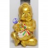 KuManThong Statue Ajahn NiKom 2563 Gold Painted, Seat, Bag, Version