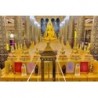 Special Batch SaoHa 2563 S/n:267 Phra Buddha ChinNaRat 9 Inches Lap Statue Wat Yai  Gold Leaf Pasted