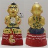 KuManThong 6 Inches Statue 2557 Bless By LP Yam Wat Sam Ngam, Handwritten Talisman