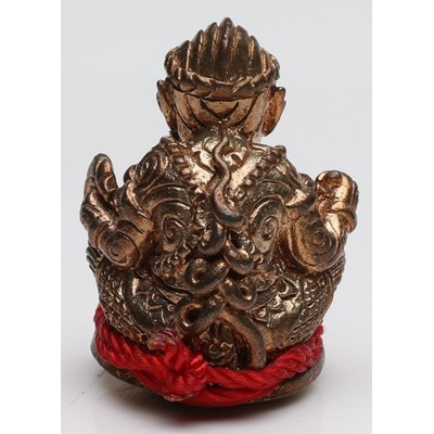 Ajahn Deng B.E.2551 Wat Rai Nawa HaNuMan Amulet 2.5cm, Takrut