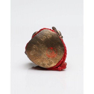 Ajahn Deng B.E.2551 Wat Rai Nawa HaNuMan Amulet 2.5cm, Takrut