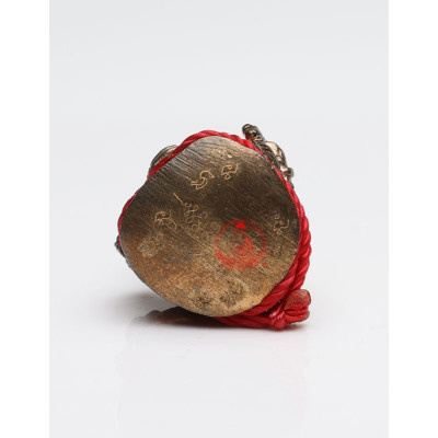 Ajahn Deng B.E.2551 Wat Rai Nawa HaNuMan Amulet 2.5cm, Takrut
