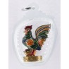 KuBa KamPeng 2559 PaYa Kai Wealthy King Rooster Silver Plated Takrut