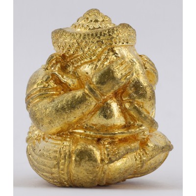 LP Hong 2553 Phra PiKaNet Pidta Gold Plated 2cm Wat SuSanThungMon