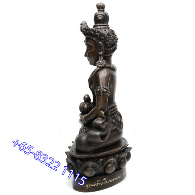 做120尊,编号:龙婆同药师佛5寸腿金身,佛历2564,Wat Ban Rai,高26cm