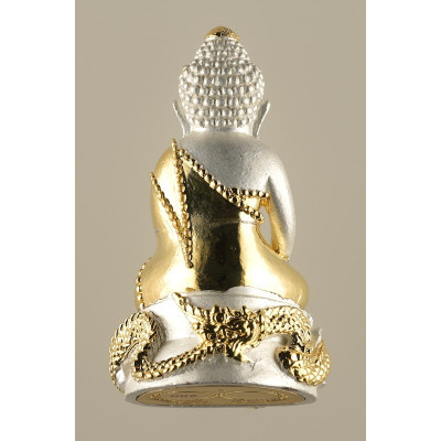 Phra Kring & PaYaNak 2564 Wat Thai, Silver, Gold, Pink or Rainbow Colour 3.9cm With New Plastic Casing