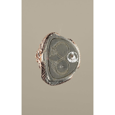 Phra Kring & PaYaNak 2564 Wat Thai, Silver, Gold, Pink or Rainbow Colour 3.9cm With New Plastic Casing