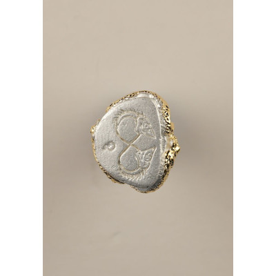 Phra Kring & PaYaNak 2564 Wat Thai, Silver, Gold, Pink or Rainbow Colour 1.8cm With New Plastic Casing