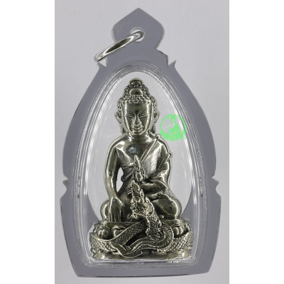 LP KumBu 2555 Phra Kring Wat KhudChomPu, White Gold Made 999 pcs