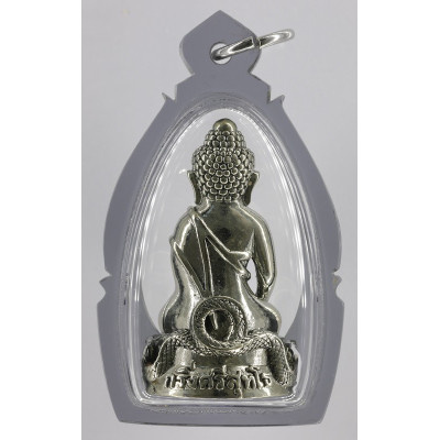 LP KumBu 2555 Phra Kring Wat KhudChomPu, White Gold Made 999 pcs