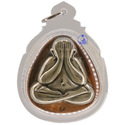 Made 999 LP KumBu & LP Nen 2555 Wealthy Phra Pidta Silver Mask