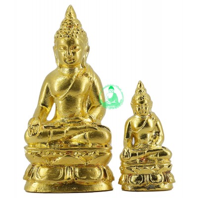 Phra Kring PaReePiNak & Phra Chai 2554 Wat Bowonniwet, Gold Plated