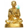 S/n:** Wat RaKhang Phra Buddhacharn Toh 2555 Gold Pasted Ajahn Toh 9 Inches Lap Statue