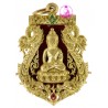 S/n:663 Phra Kring Roy-pi Wat BoWon 2554 ThongRaKang, Red LongYa, Gold Takrut