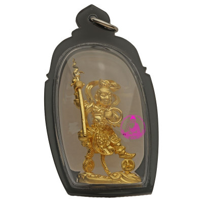 头班那扎小金身,龙婆Ransiri,佛历2563,瓦福考通,金色,配备外壳