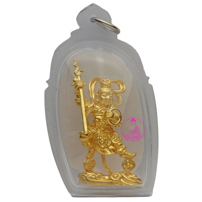 头班那扎小金身,龙婆Ransiri,佛历2563,瓦福考通,金色,配备外壳