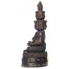 Made 488 S/n:18, LP ThongDam 9 Face Millionaire Buddha 2562 Wat Tham KaPian Thong, 5 inches Lap